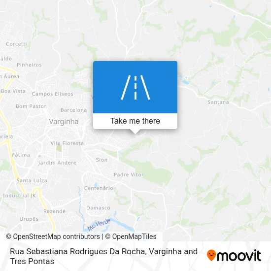 Rua Sebastiana Rodrigues Da Rocha map