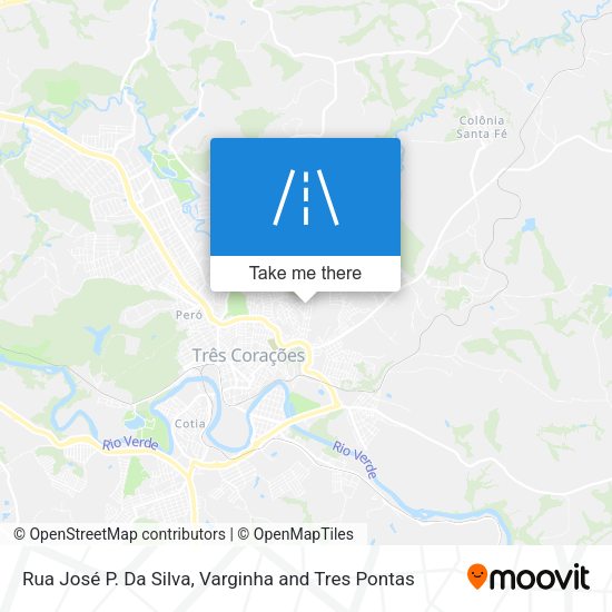 Rua José P. Da Silva map