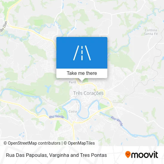 Rua Das Papoulas map