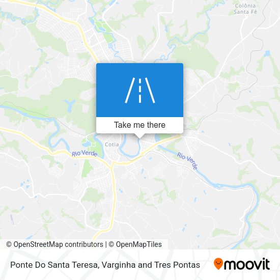 Ponte Do Santa Teresa map