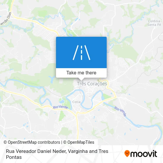 Rua Vereador Daniel Neder map
