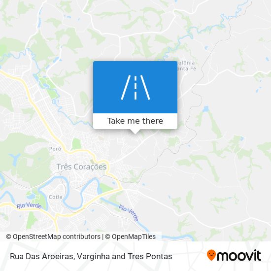 Mapa Rua Das Aroeiras