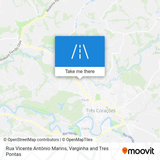 Rua Vicente Antônio Marins map