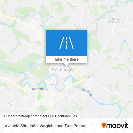 Avenida São João map