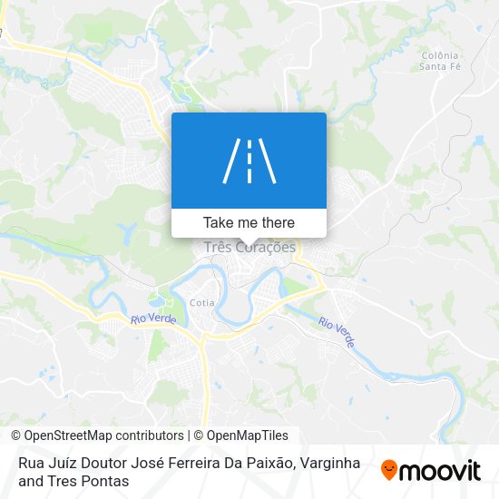 Rua Juíz Doutor José Ferreira Da Paixão map