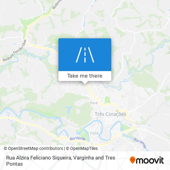 Rua Alzira Feliciano Siqueira map