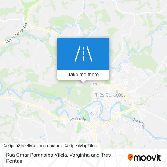 Rua Omar Paranaíba Vilela map