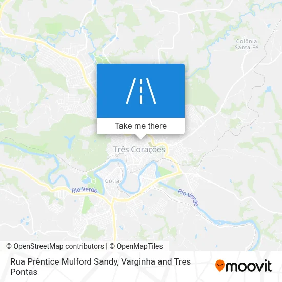 Rua Prêntice Mulford Sandy map