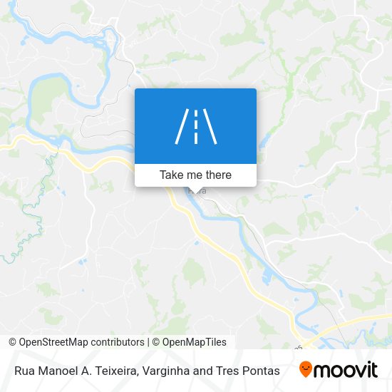 Rua Manoel A. Teixeira map