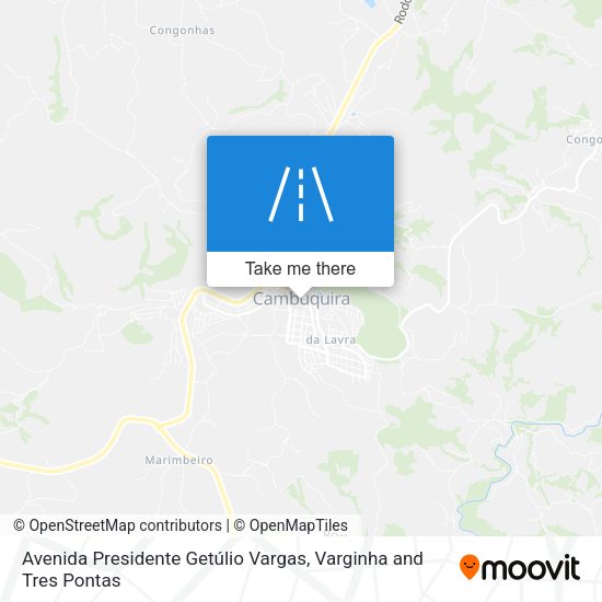 Avenida Presidente Getúlio Vargas map