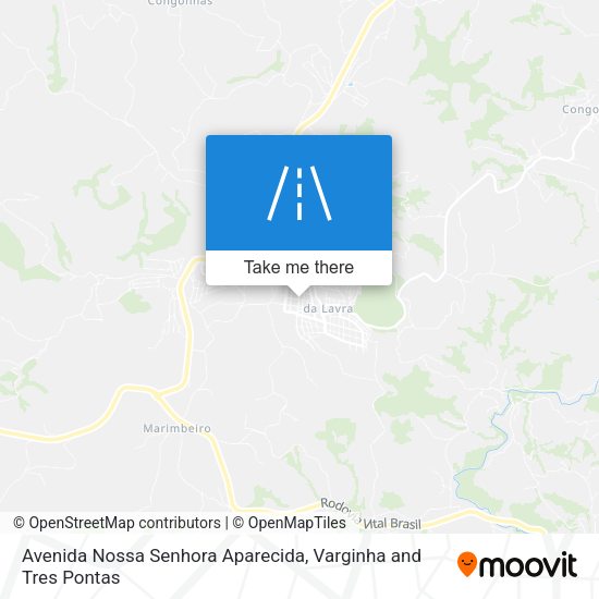 Avenida Nossa Senhora Aparecida map