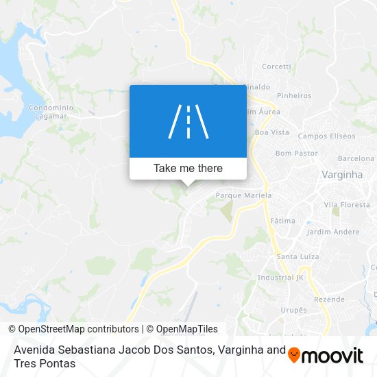 Avenida Sebastiana Jacob Dos Santos map