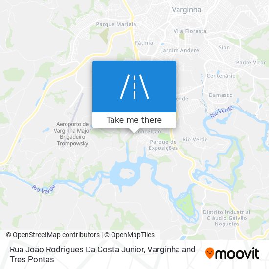 Mapa Rua João Rodrigues Da Costa Júnior