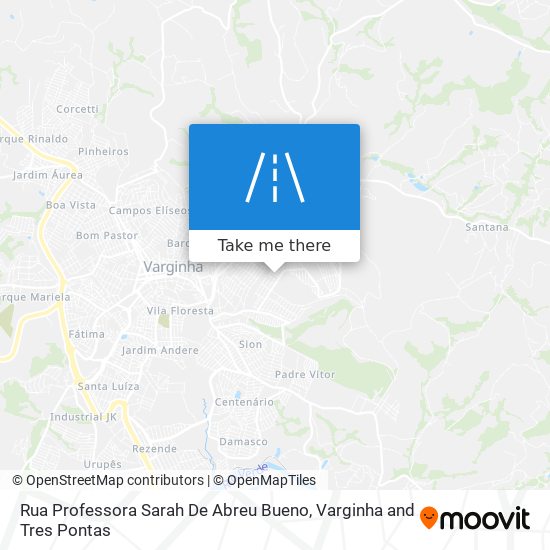 Rua Professora Sarah De Abreu Bueno map