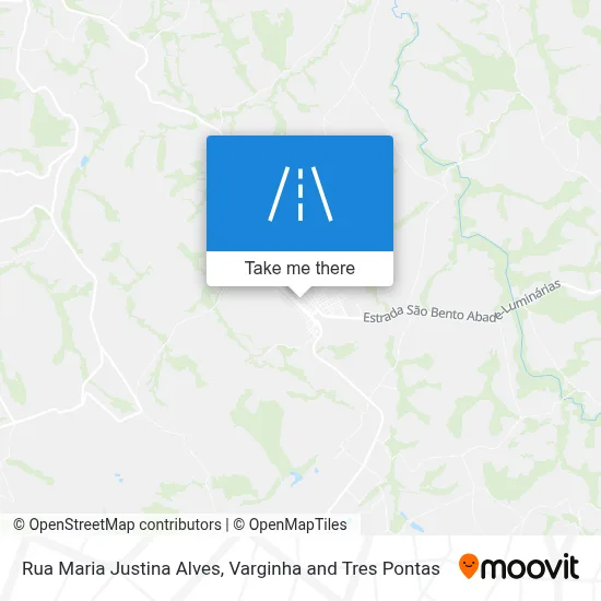 Rua Maria Justina Alves map
