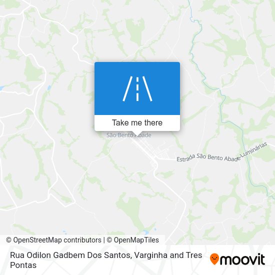 Rua Odilon Gadbem Dos Santos map