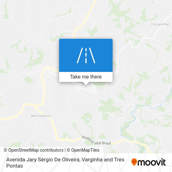 Avenida Jary Sérgio De Oliveira map