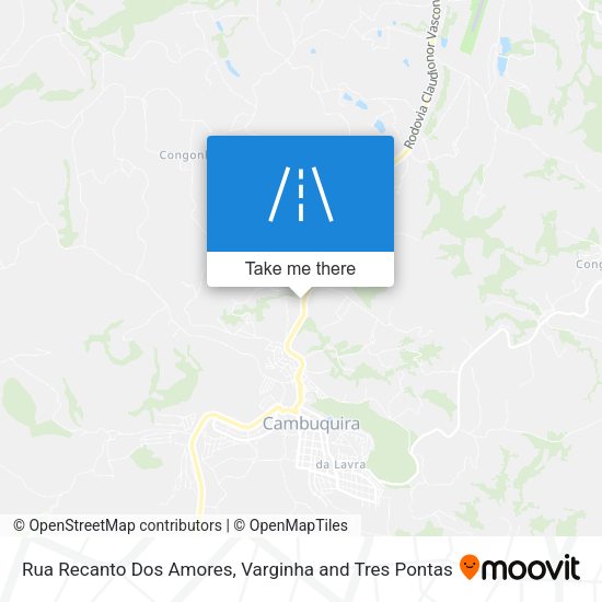 Rua Recanto Dos Amores map