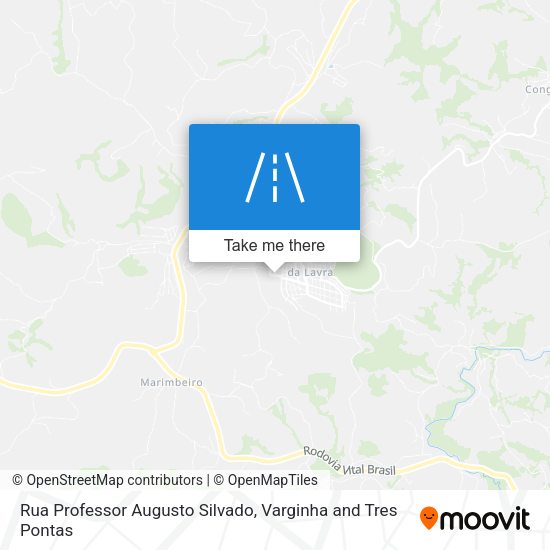 Rua Professor Augusto Silvado map
