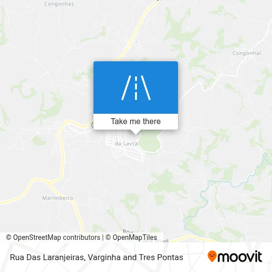 Rua Das Laranjeiras map
