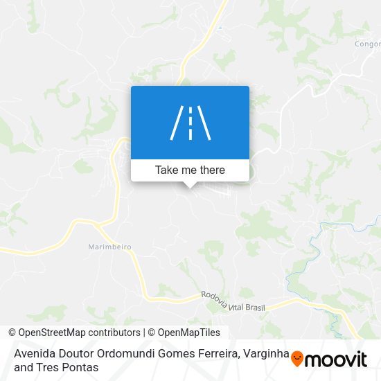 Avenida Doutor Ordomundi Gomes Ferreira map