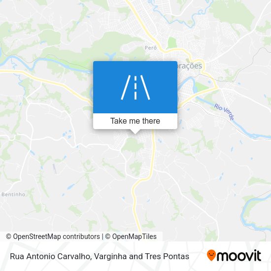 Rua Antonio Carvalho map