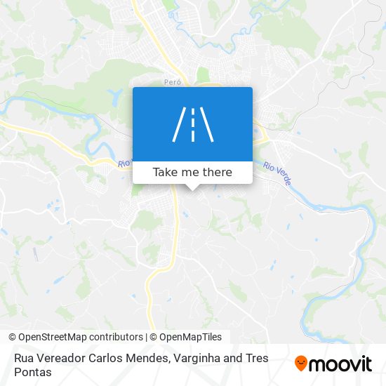 Mapa Rua Vereador Carlos Mendes