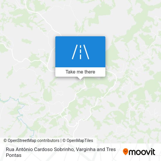 Rua Antônio Cardoso Sobrinho map