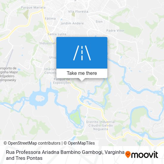 Rua Professora Ariadna Bambino Gambogi map