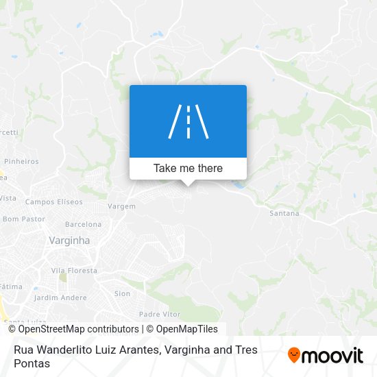 Rua Wanderlito Luiz Arantes map