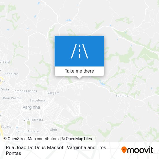 Rua João De Deus Massoti map
