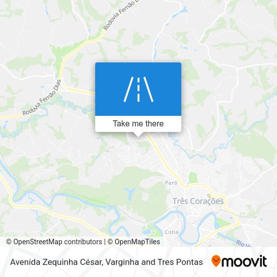 Avenida Zequinha César map
