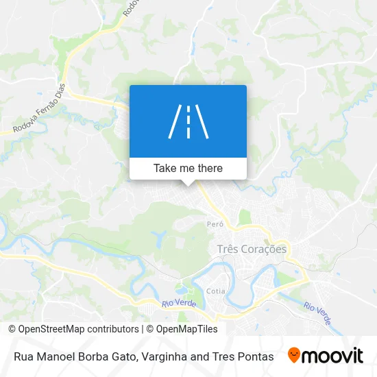 Rua Manoel Borba Gato map