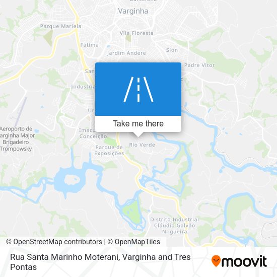 Rua Santa Marinho Moterani map