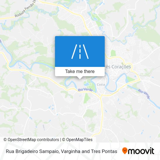 Rua Brigadeiro Sampaio map