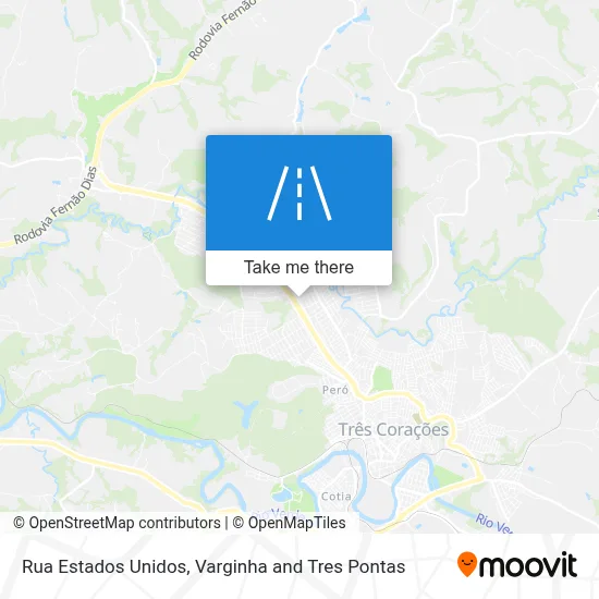 Rua Estados Unidos map