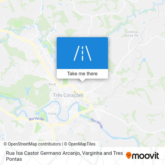 Rua Isa Castor Germano Arcanjo map