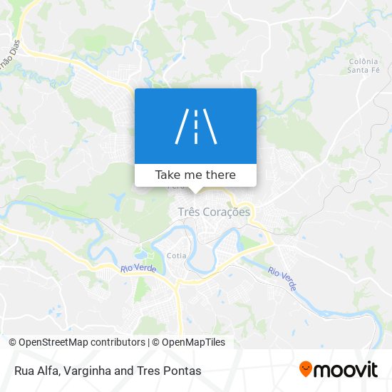 Mapa Rua Alfa