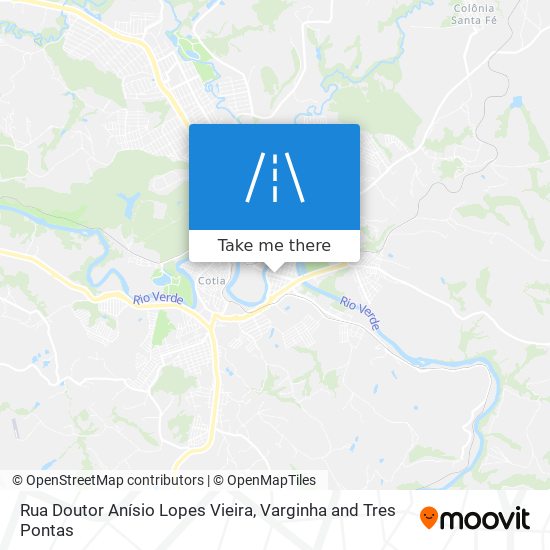 Rua Doutor Anísio Lopes Vieira map