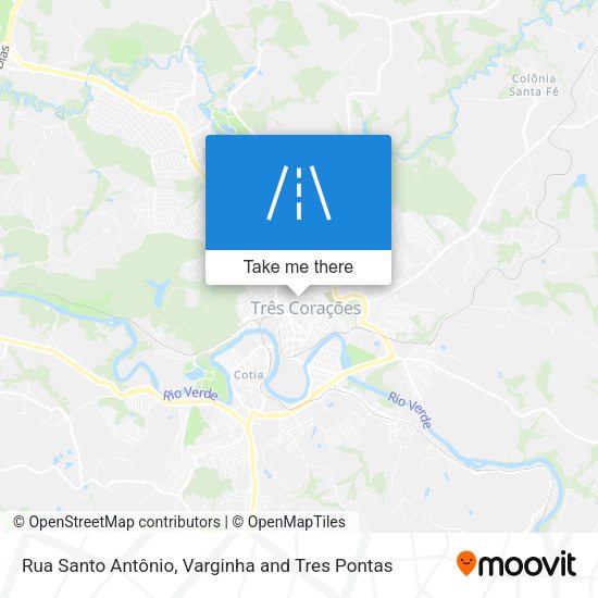 Rua Santo Antônio map