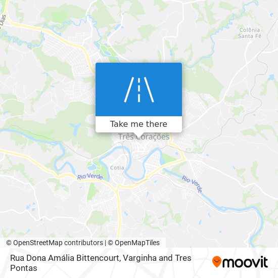 Mapa Rua Dona Amália Bittencourt