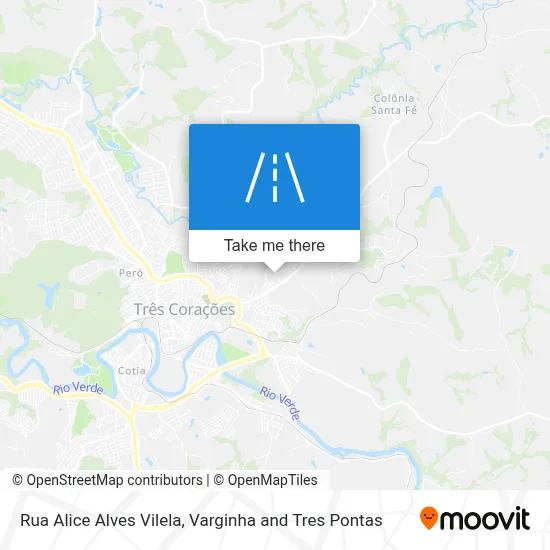 Rua Alice Alves Vilela map