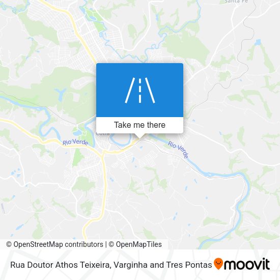 Rua Doutor Athos Teixeira map