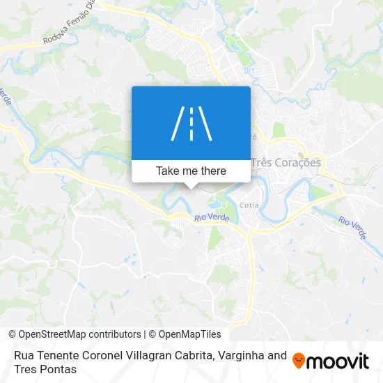 Rua Tenente Coronel Villagran Cabrita map