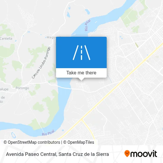 Avenida Paseo Central map