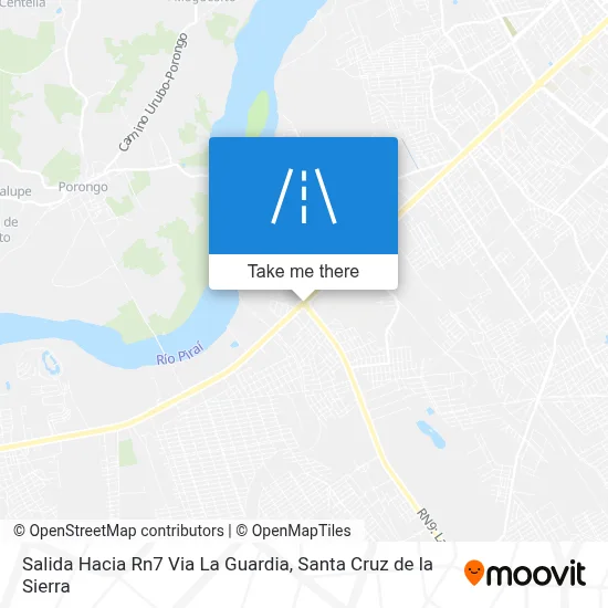 Salida Hacia Rn7 Via La Guardia map