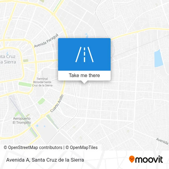 Avenida A map