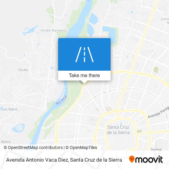 Avenida Antonio Vaca Diez map