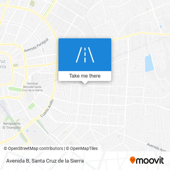 Avenida B map