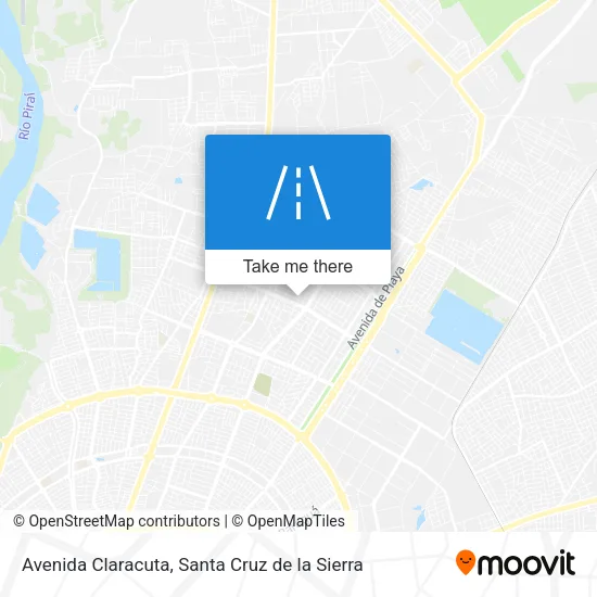Avenida Claracuta map
